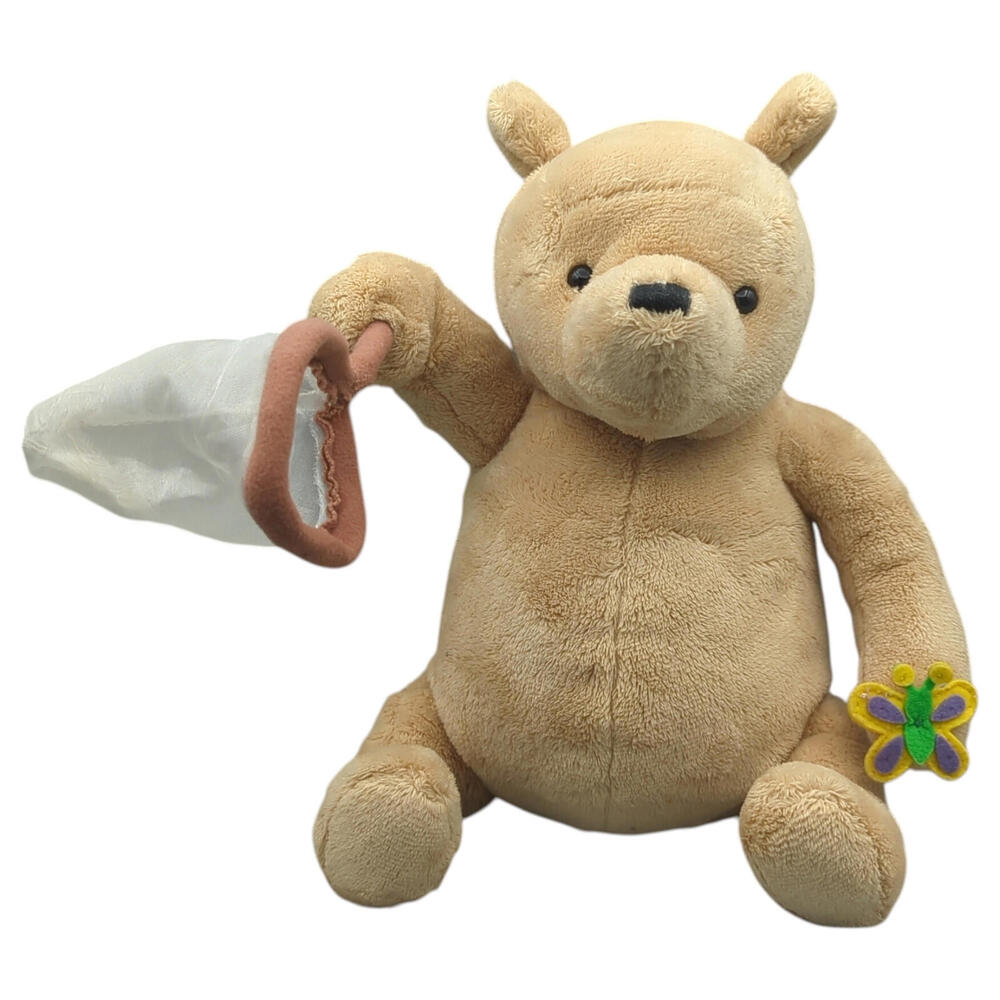 Gund Classic Pooh Animated Wind Up Musical Plush Butterfly‎ Net Tested 10" 1997